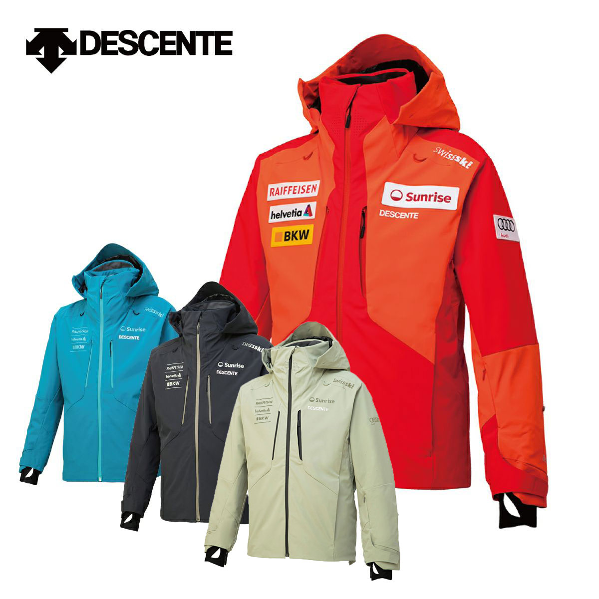 P10倍&クーポン 11/1限定 DESCENTE デサント スキーウェア ジャケット メンズ レディース＜2024＞DWUWJK50 / S.I.O INSULATION JACKET／SWISS 2023-2024 NEWモデル