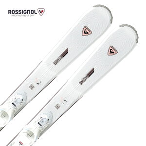 ROSSIGNOL ロシニョール スキー板 / レディース＜2024＞NOVA 2 XPRESS + XPRESS W 10 GW B83 WHT/SPKL ビンディング セット 取付無料〔SA〕