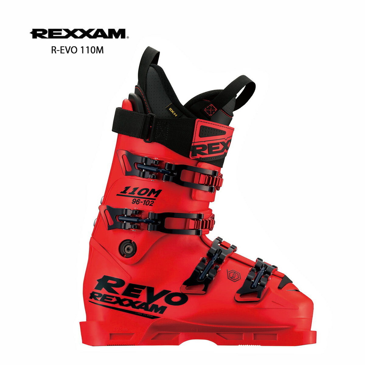 REXXAM レクザム スキーブーツ メンズ レディース＜2024＞ R-EVO 110M 〔R エヴォ 110M〕/ 23-24 NEWモデル 2023-2024 NEWモデル