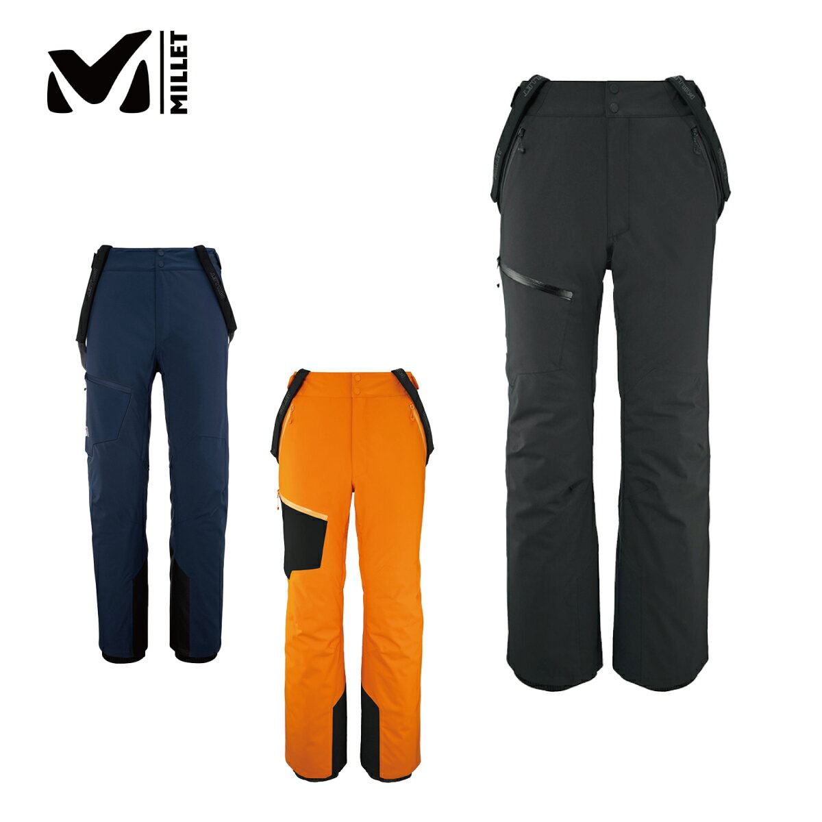 MILLET ミレー スキーウェア パンツ メンズ ＜2024＞ MIV9222 / TELLURIDE PANT M【MUJI】