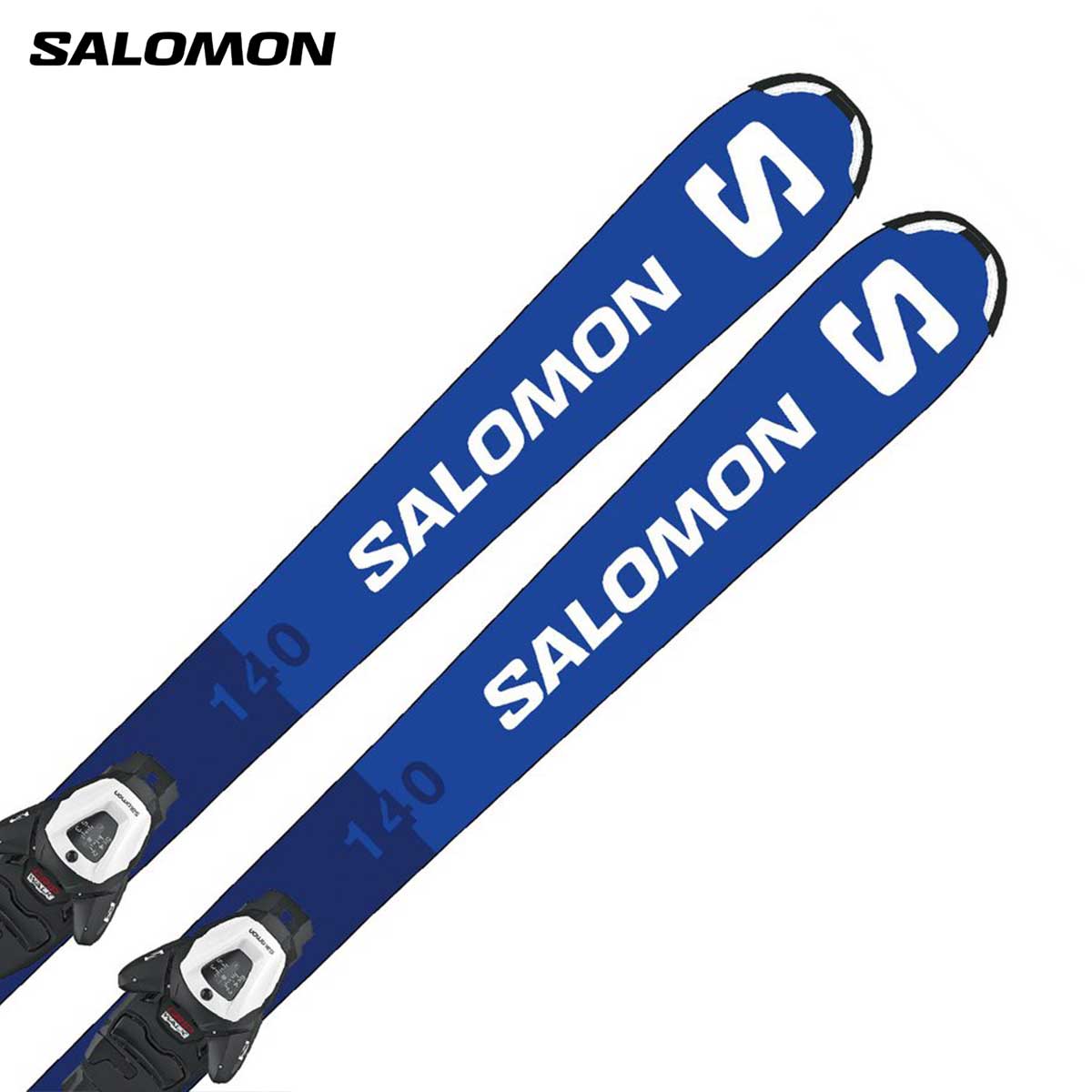 SALOMON サロモン スキー板 キッズ ジュニア ＜2024＞S/RACE Jr S + C5 GW 【ビンディング セット 取付無料 グリップウォーク対応 23-24 NEWモデル】