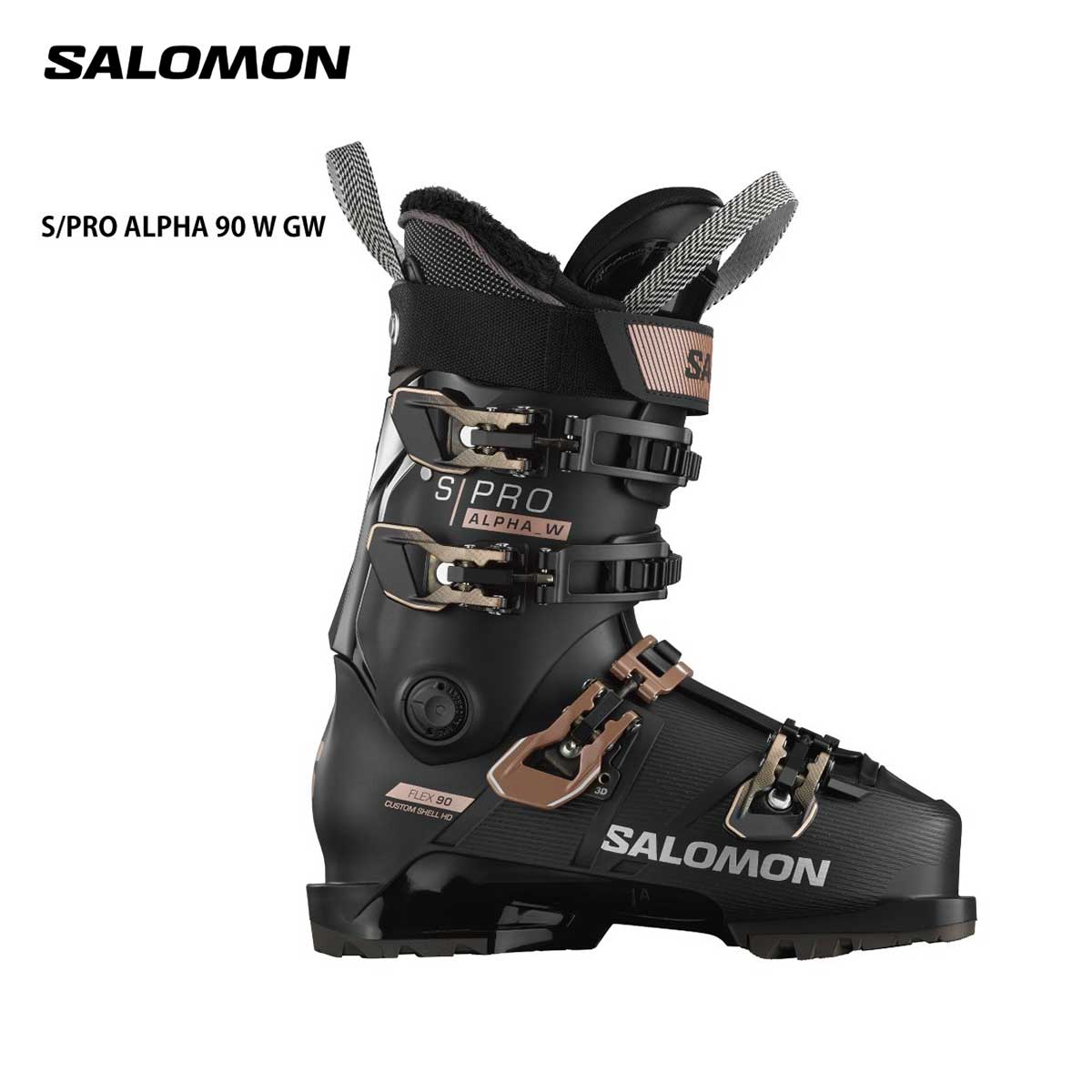 SALOMON サロモン スキーブーツ レディース ＜2024＞ S/PRO ALPHA 90 W GW 【グリップウォーク】 23-24 NEWモデル