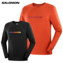 SALOMON サロモン スキーウェア メンズ ＜2024＞ SAL LOGO PERF LS TEE M / LC2231