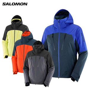 エントリでP10倍！12/13～ SALOMON サロモン スキーウェア ジャケット メンズ ＜2024＞BRILLIANT JACKET M / LC2142 / LC2159