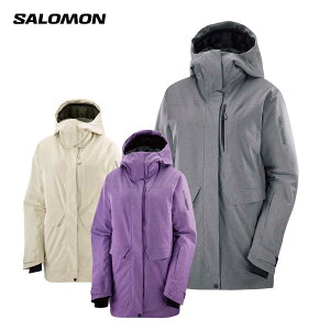 最大7,000円OFFクーポン!12/30 13:00までSALOMON サロモン スキーウェア ジャケット レディース ＜2024＞ STANCE CARGO JACKET W / LC2149【最短即日出荷】