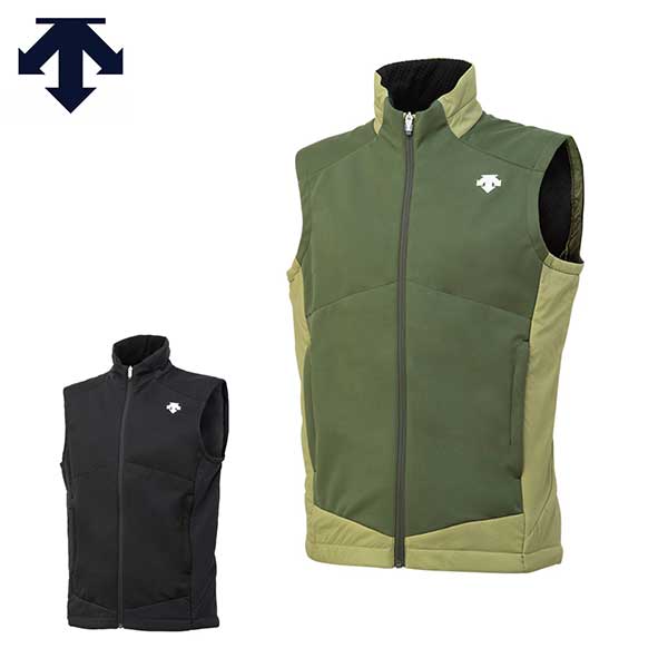 DESCENTE デサント スキーウェア ベスト メンズ レディース＜2024＞DWUWJK63 / SOFT SHELL×i2C HYBLID WIND SHIELD RACE VEST 2023-2024