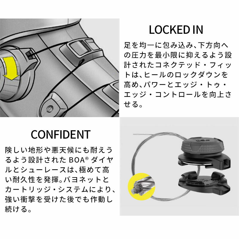 【エントリーでP10倍！11日1時59まで】K2 ケーツー スキーブーツ レディース 2025 ANTHEM 95 BOA W / アンセム 95 BOA W / KS240093 【グリップウォーク】【boa搭載】