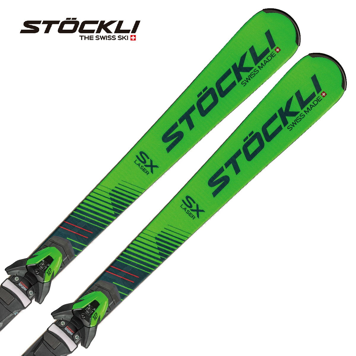 【10%OFF】STOCKLI ストックリー スキー 板 メンズ レディース ＜2025＞ Laser SX + SRT Speed D20 + SRT 12 プレート/ビンディング セット 取付無料 2024-2025 NEWモデル