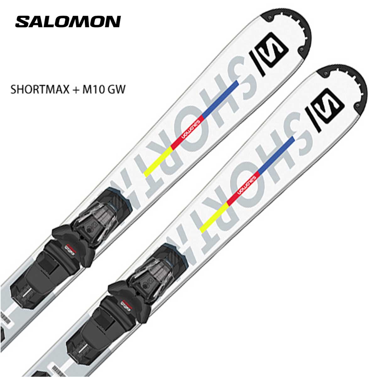 スキー板 メンズ レディース ショート SALOMON サロモン＜2024＞ SHORTMAX + M10 GW プレート/ビンディング セット 取付無料 グリップウォーク対応 2023-2024 旧モデルのサムネイル