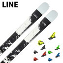 LINE ライン スキー板 メンズ レディース 2025 BLEND + ATTACK 14 【金具付き・取付送料無料】