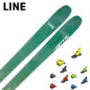 LINE ライン スキー板 メンズ レディース 2025 OPTIC 96 + ATTACK 14 【金具付き・取付送料無料】