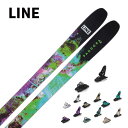 LINE ライン スキー板 メンズ レディース<2025> PANDORA 92 + SQUIRE 11 【金具付き・取付送料無料】