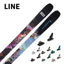 LINE ライン スキー板 メンズ レディース<2025> PANDORA 99 + SQUIRE 11 【金具付き・取付送料無料】
