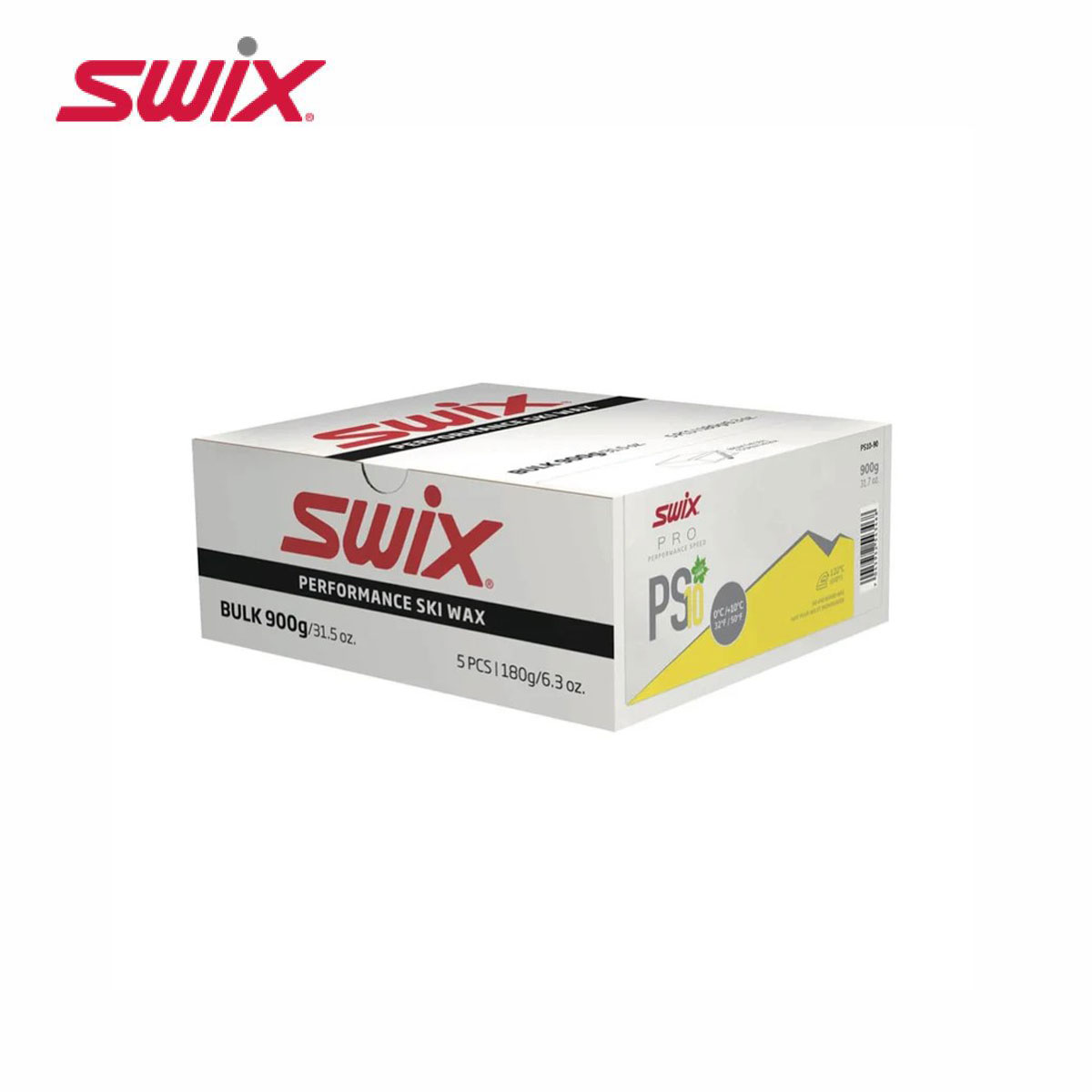 【10%OFF】【12月はエントリーで最大500%P還元！】SWIX スウィックス ワックス BULK and SHOP WAXES PS10-90 900g PS10 イエロー 固形 スキー スノーボード スノボ