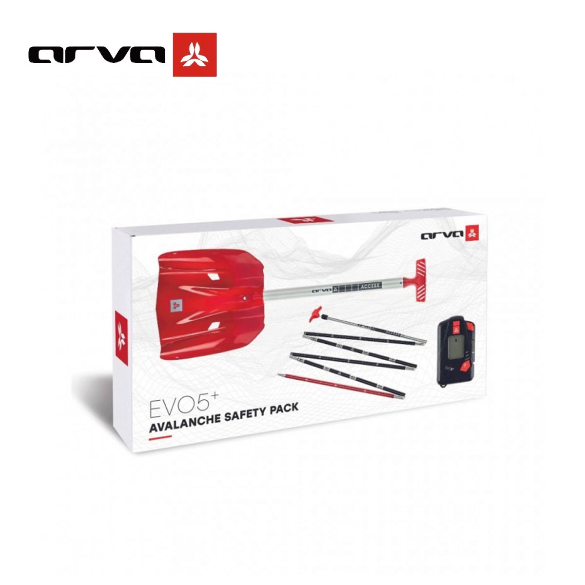 【エントリーでP10倍！20日20時〜】arva アルバ ビーコン＜2025＞Safety pack EVO5+〔EVO5+ + Shovels ..