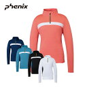 フェニックス スキーウェア PHENIX アンダーシャツ レディース <2025>ESW24LS50 / Gold Accent 1/2 Zip Tee