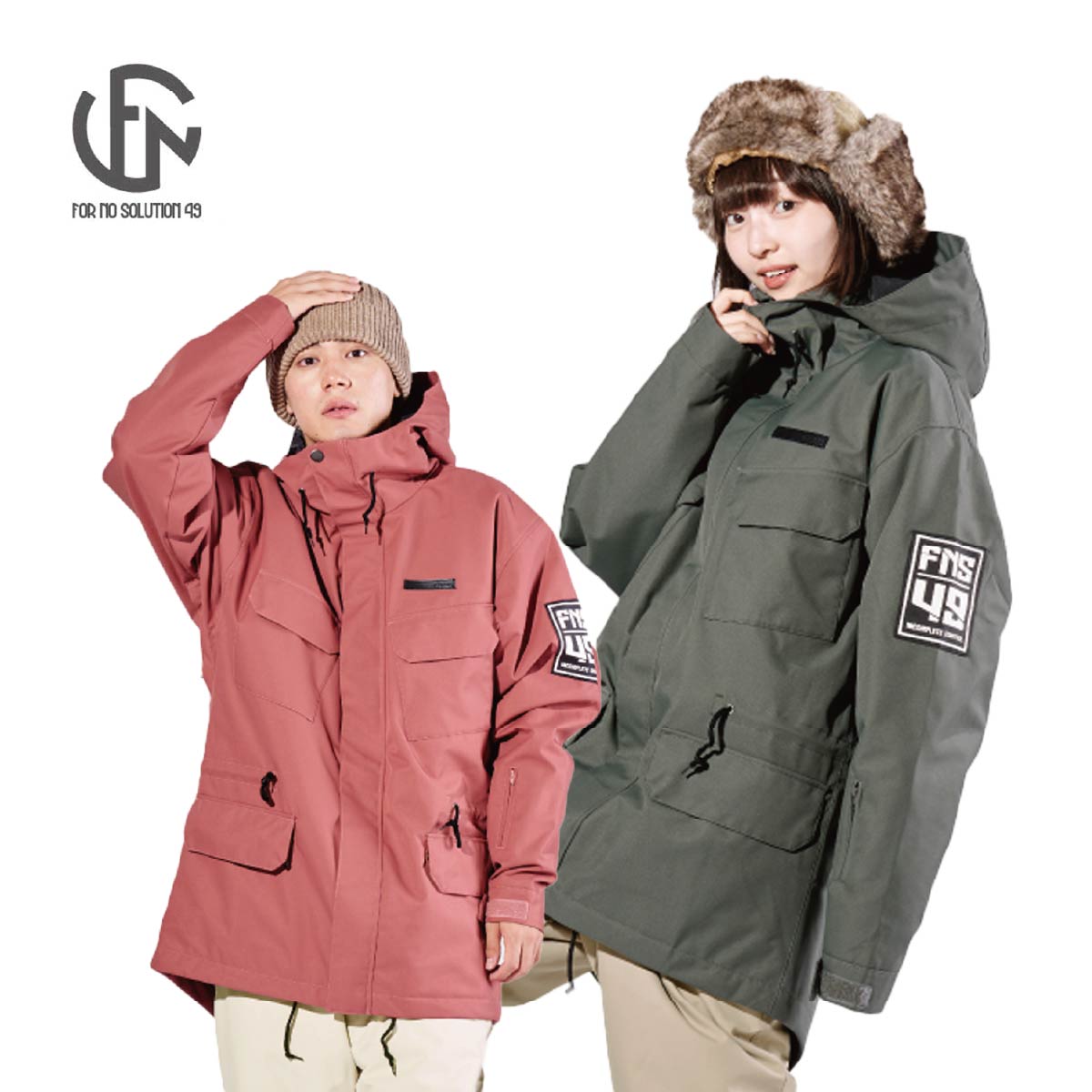 スキーウェア メンズ スキージャケット FOR NO SOLUTION 49 フォーノーソリューション49 レディース＜2025＞FN-2412 / MODS JACKET