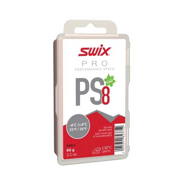 【〜3/11まで限定! 全品P2倍】SWIX スウィックス ワックス PRO Performance Speed PS PS08-6 60g PS8 レッド固形 スキー スノーボード スノボ
