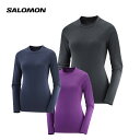 【エントリーでP10倍!4日20時~】SALOMON サロモン スキー アンダー レディース <2023> LC1948700 / LC1949000 / LC1948800 / SNTIAL WARM LS TOP W Tシャツ/ ウィメンズ