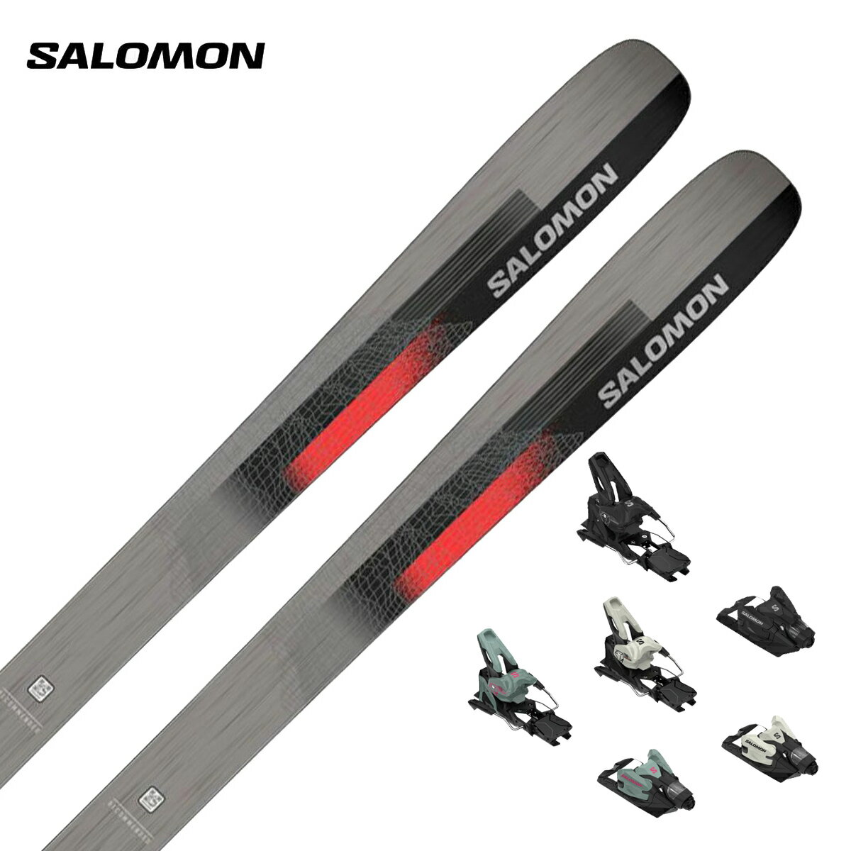 【1/18限定●最大7,000OFFクーポン】SALOMON サロモン スキー板 メンズ レディース 2024 STANCE 90 [L47227000] + サロモン STRIVE 14 GW ビンディング セット 取付無料