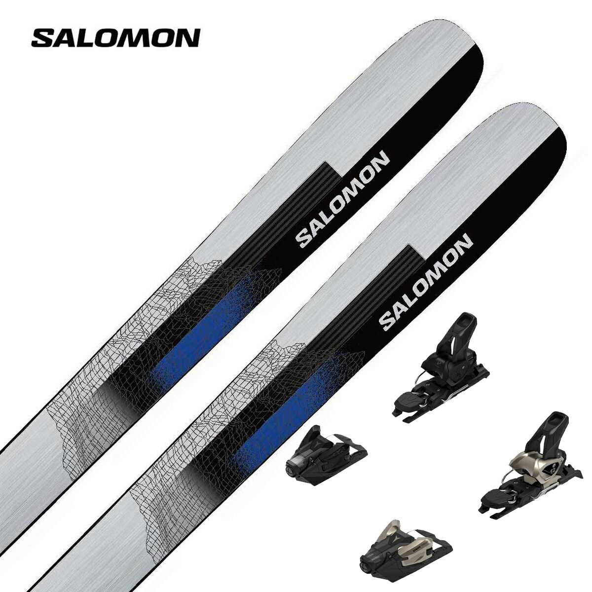 【12/1限定！最大7千円OFFクーポン！】SALOMON サロモン スキー板 メンズ レディース 2024 STANCE 96[L47227200] + アトミック STRIVE 12 GW ビンディング セット 取付無料