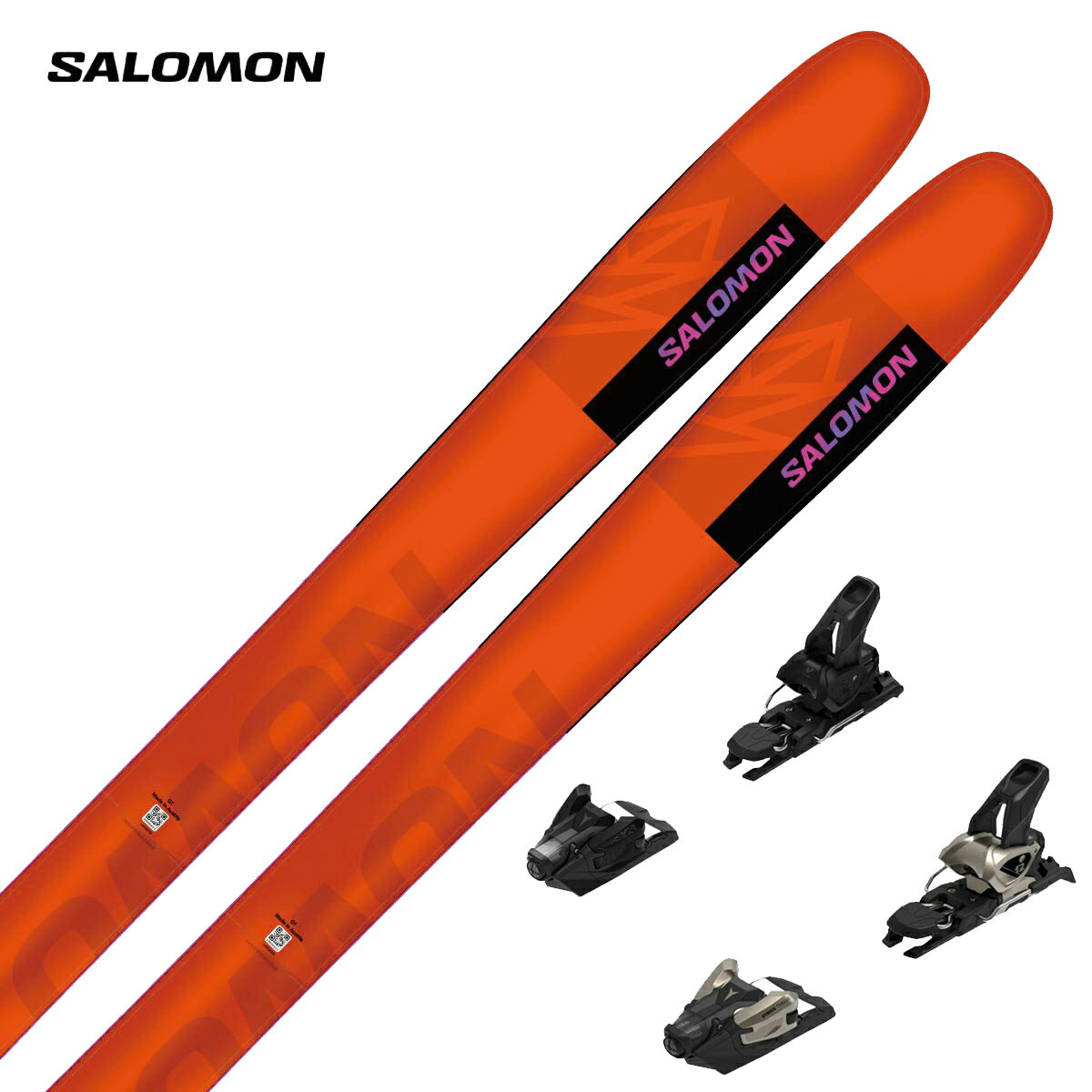 【12/1限定！最大7千円OFFクーポン！】SALOMON サロモン スキー板 メンズ レディース 2025 QST 106 [L47606700] + アトミック STRIVE 12 GW ビンディング セット 取付無料