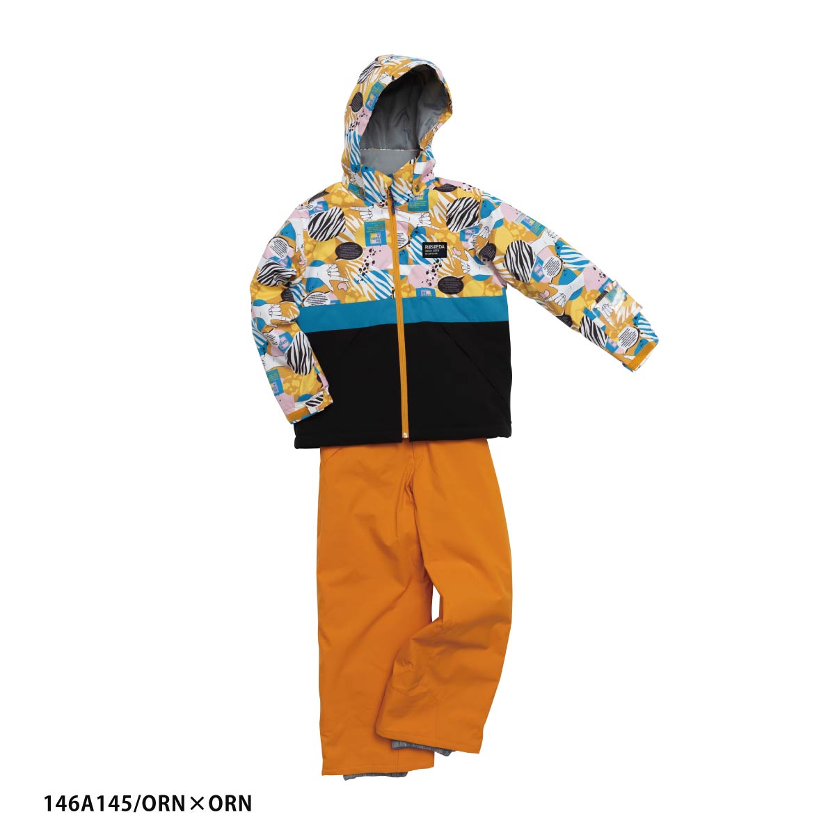 スキーウェア キッズ スノーウェア ジュニア レセーダ RESEEDA 上下セット＜2025＞ JUNIOR SUIT / RES77201【GARA】【上下セット ジュニア】 3