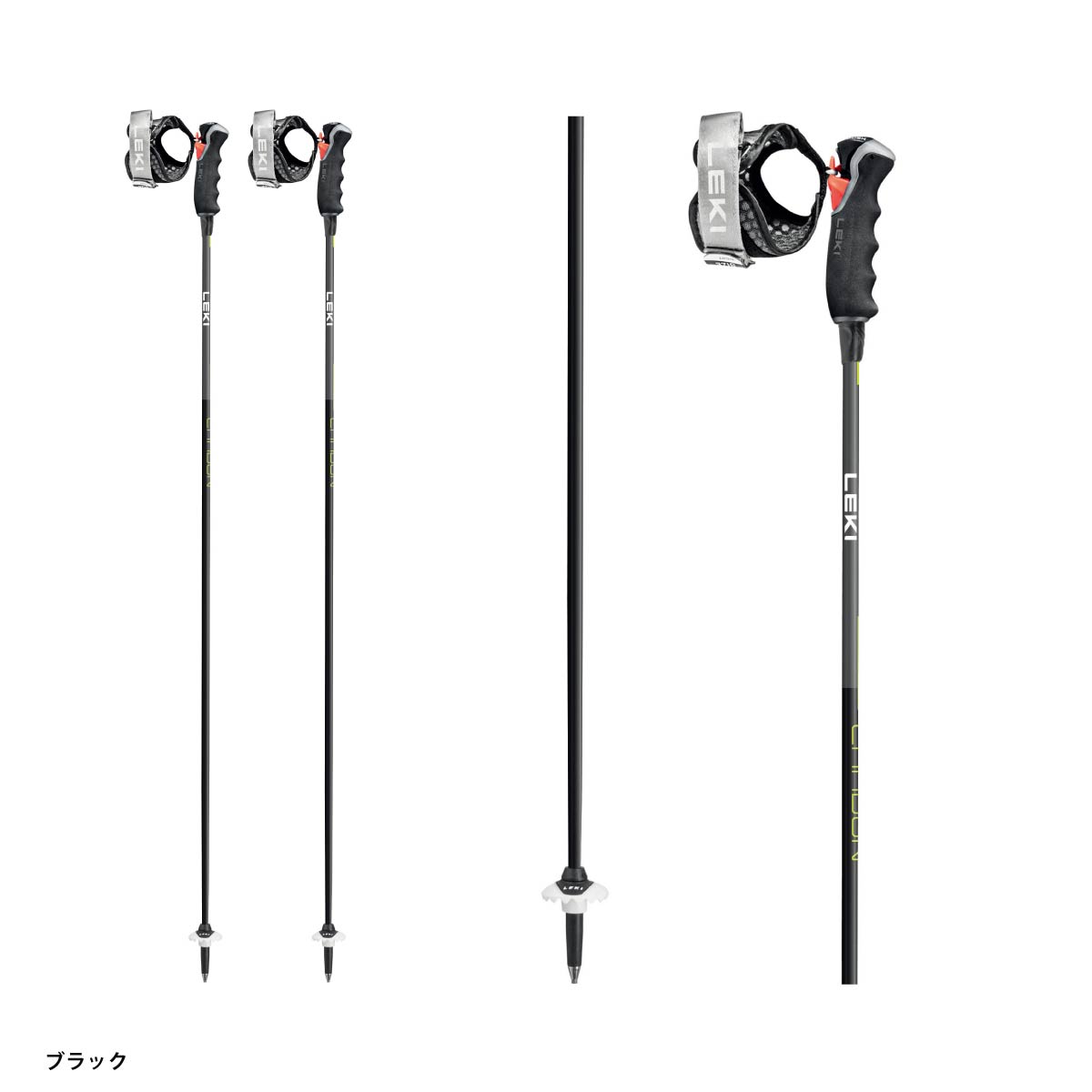 スキー専門店 タナベスポーツのLEKI レキ スキー ポール ストック 2026 CARBON 12 3D / 653 67881【カーボン】｜アングル2