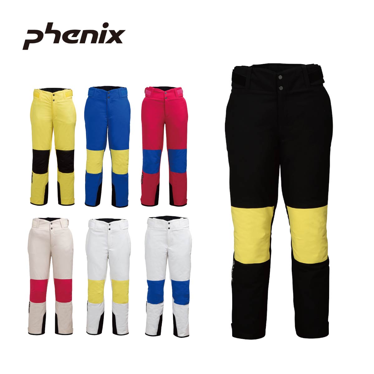 スキーウェア スキーパンツ パンツ フェニックス PHENIX 2025 PSM24OB01 / Team Multi Block Pants チ..