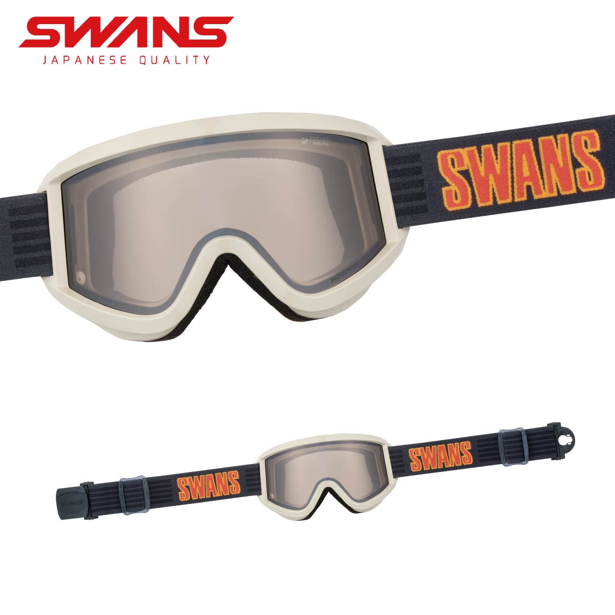 【エントリーでP最大37倍！26日1時59まで】スキーゴーグル スワンズ ゴーグル スキー SWANS メンズ レディース 2025 FZ-619 / エフゼット-619 / FZ619-CMDH【調光】 日本正規品