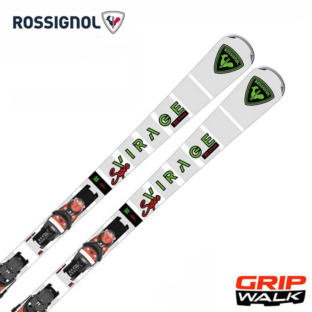 【エントリーでP10倍！20日20時〜】ROSSIGNOL ロシニョール スキー板 2025 SUPER VIRAGE VII OVERSIZE + NX 12 KONECT GW プレート/ビンディング セット 取付無料 グリップウォーク対応