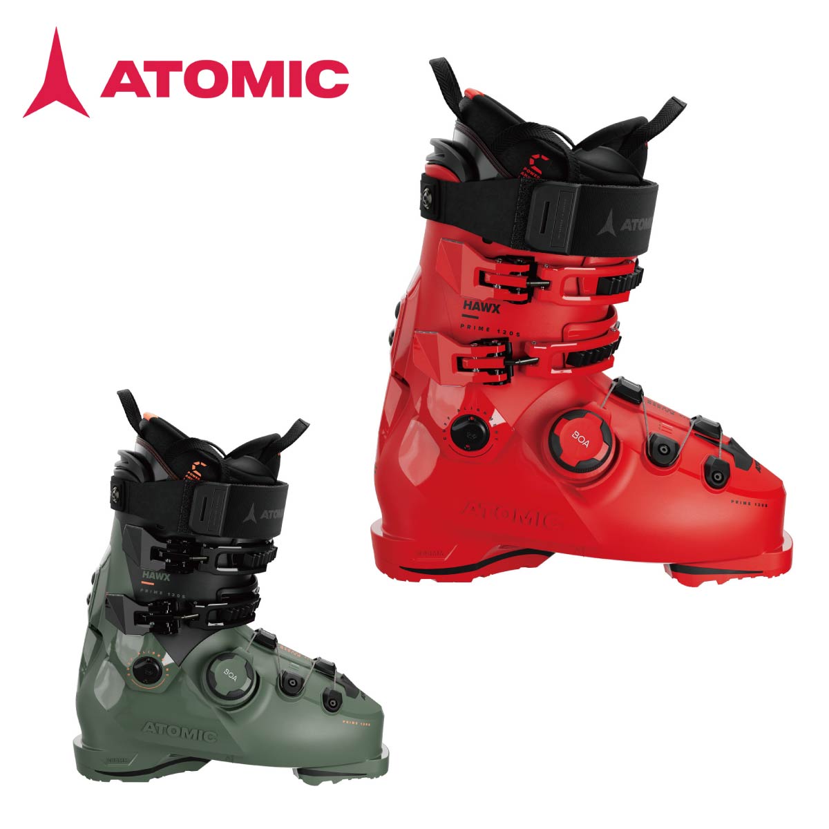 【エントリーでP10倍！20日20時～】ATOMIC アトミック スキーブーツ メンズ レディース 2026 HAWX PRIME 120 S BOA GW / ホークス プライム 120 S ボア GW【グリップウォーク】【boa搭載】
