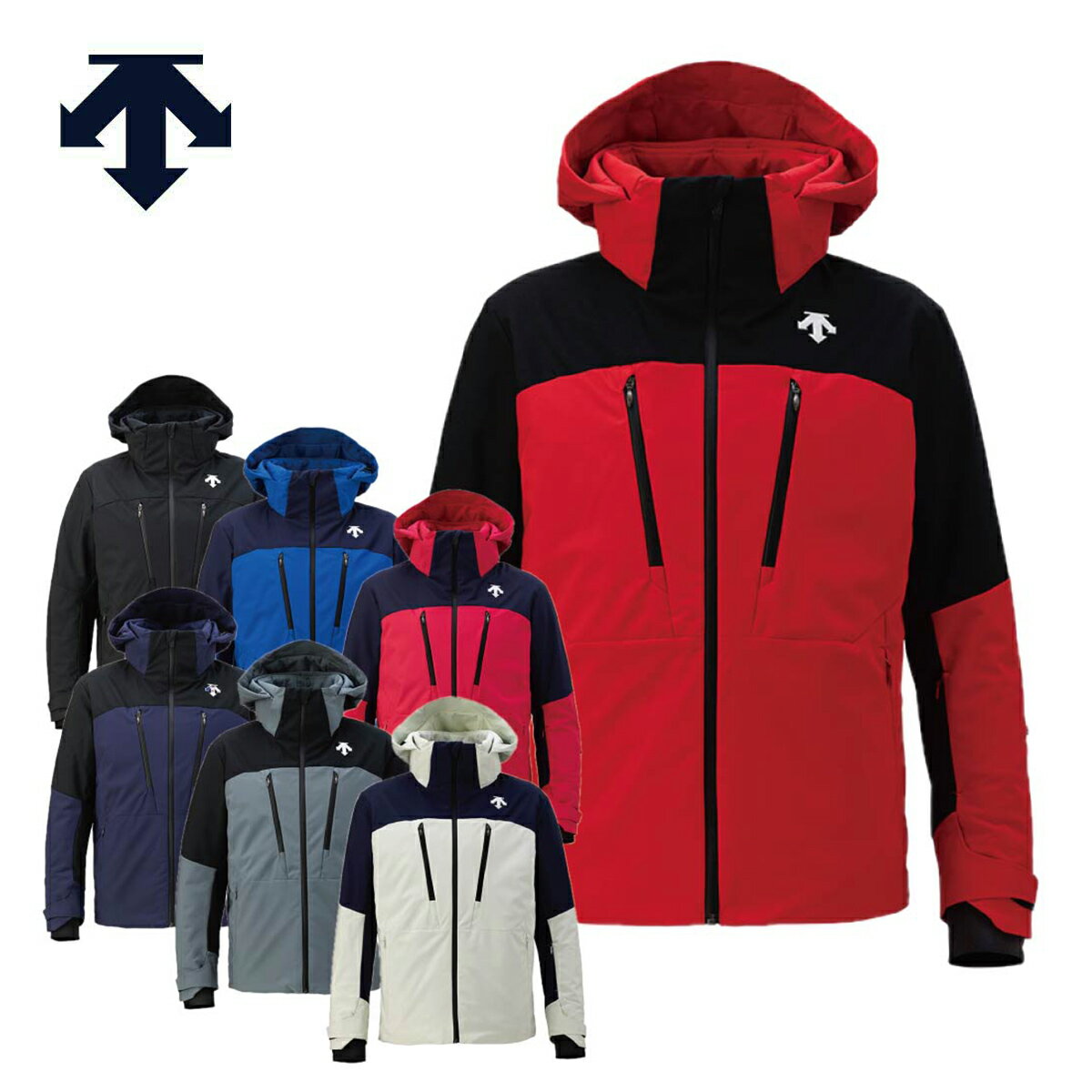 デサント　スキーウェア 上着M ズボンL デサント（DESCENTE）（レディース）スキーウェア スーツ ジャケット