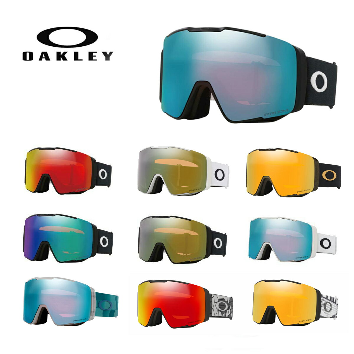 オークリー OAKLEY メンズ レディース スキーゴーグル＜2026＞LINE MINER PRO L ASIA / ラインマイナープロ L アジア/OO7143A【眼鏡対応】【ASIAN FIT】【スペアレンズ付】 日本正規品