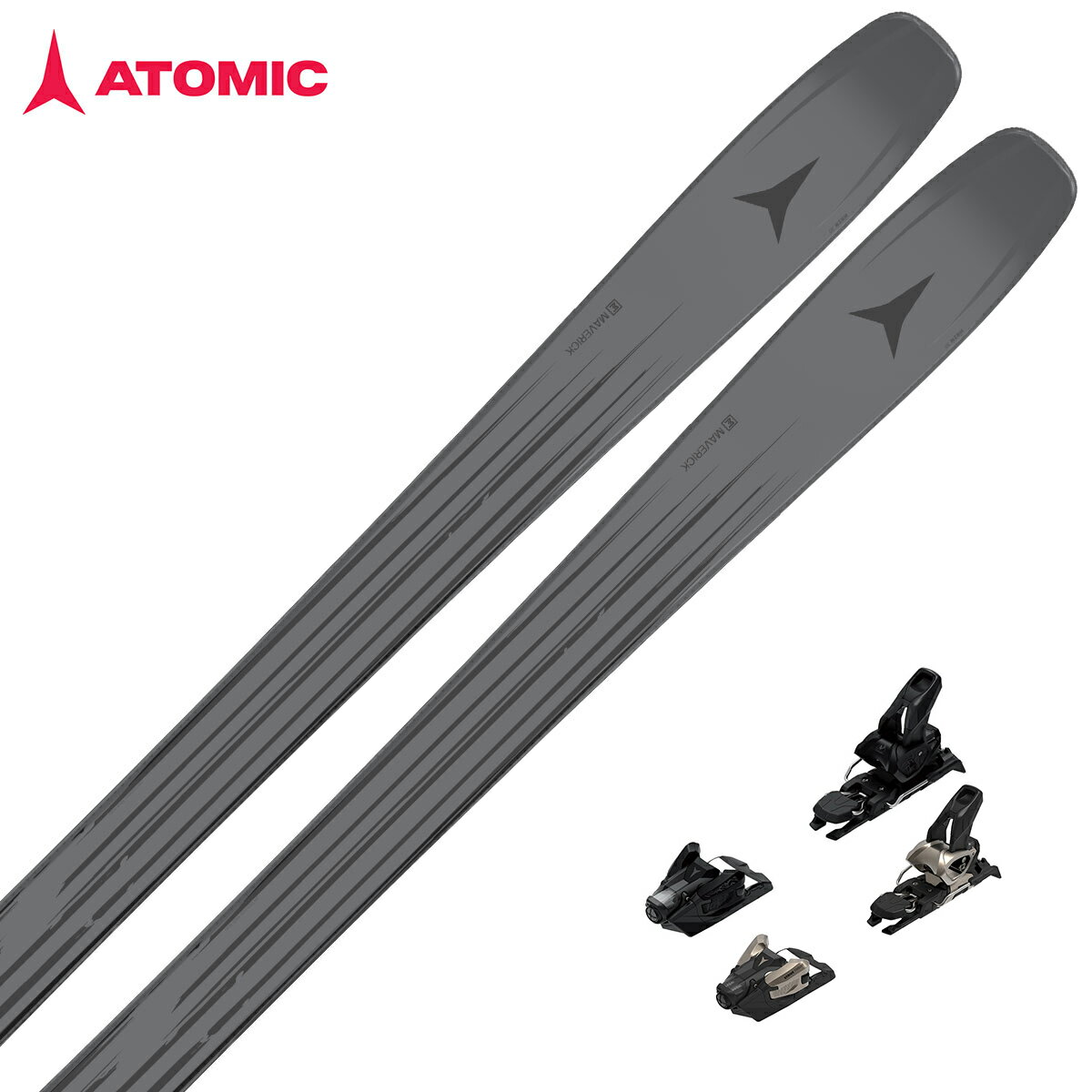 【1/18限定●最大7,000OFFクーポン】ATOMIC アトミック スキー板 メンズ レディース＜2026＞Maverick 88 CTI / [ AA0030684 ] + アトミック STRIVE 12 GW ビンディング セット 取付無料