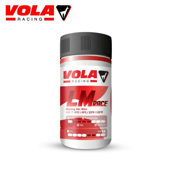 メーカー希望小売価格はメーカーカタログに基づいて掲載しています VOLA ボラ スキー リキッド ワックス■LM Race RED■カラー：RED■サイズ：100mlAIR -5°C ＞ 0°C / -13°F ＞ 14°F ※メーカー企画書の情報で商品登録を行っております。予告なしに商品名と仕様変更される場合がございます。