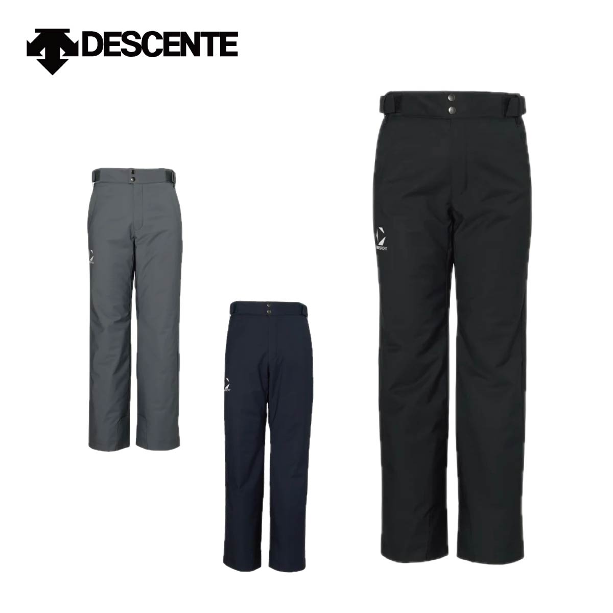 楽天市場】デサント パンツ（カラーブラック）（メンズウェア｜スキー