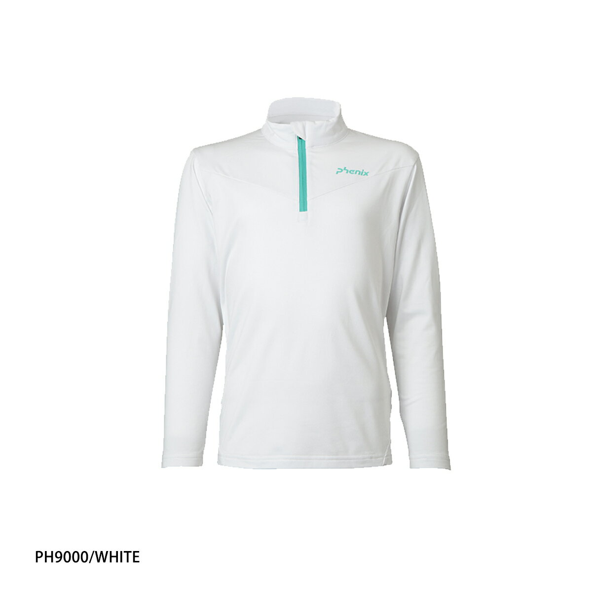 PHENIX フェニックス スキーウェア アンダーシャツ キッズ ジュニア＜2026＞ESG25LS90 /Color Block 1/2 Zip Tee 2