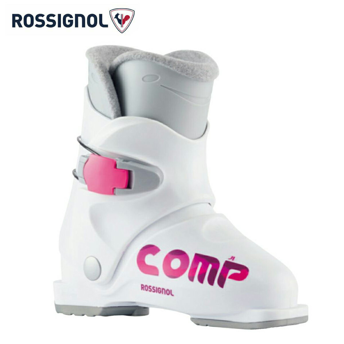 【最大7,000OFFクーポン19日20時〜】ROSSIGNOL ロシニョール スキー ブーツ キッズ ジュニア＜2026＞COMP J1 - WHITE / RBM6030