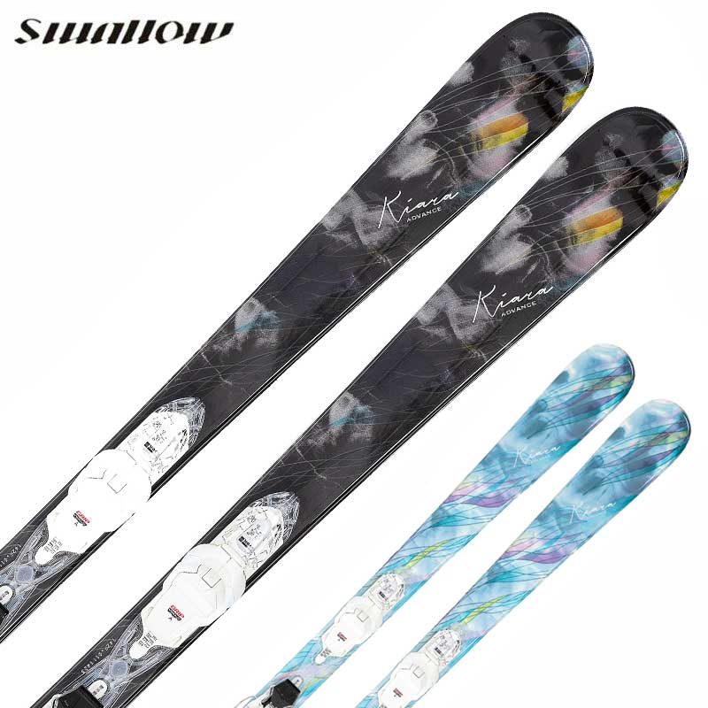SWALLOW スワロー スキー板 メンズ レディース コスミックサーフ＜2024＞COSMIC SURF KIARA ADVANCE +XPRESS W 10 GW B83 WHT/SPARKLE