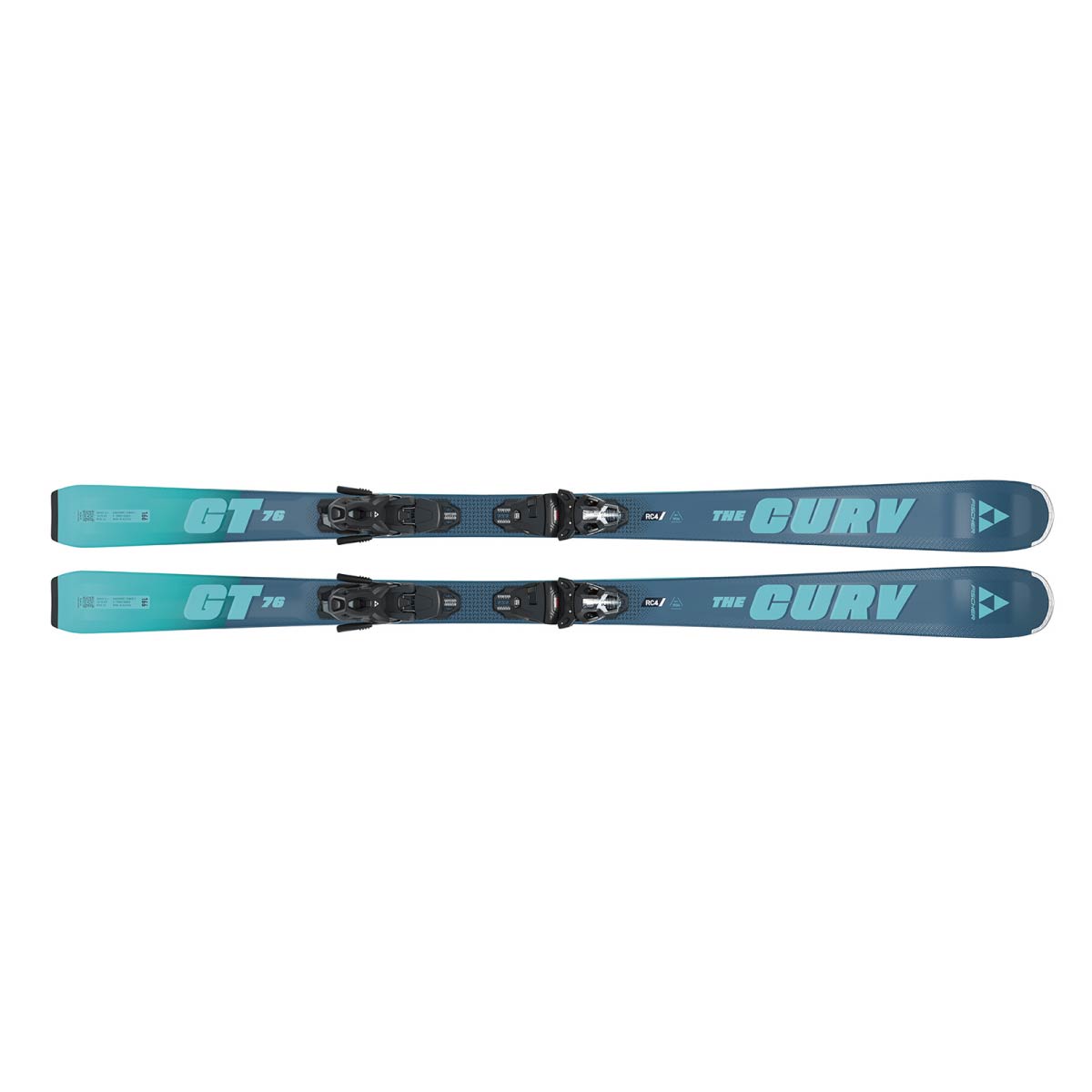 スキー専門店 タナベスポーツのFISCHER フィッシャー スキー板 メンズ レディース 2026 THE CURV GT 76 / [P16624] + RSW 10 GW プレート/ビンディング セット 取付無料 グリップウォーク対応｜アングル3