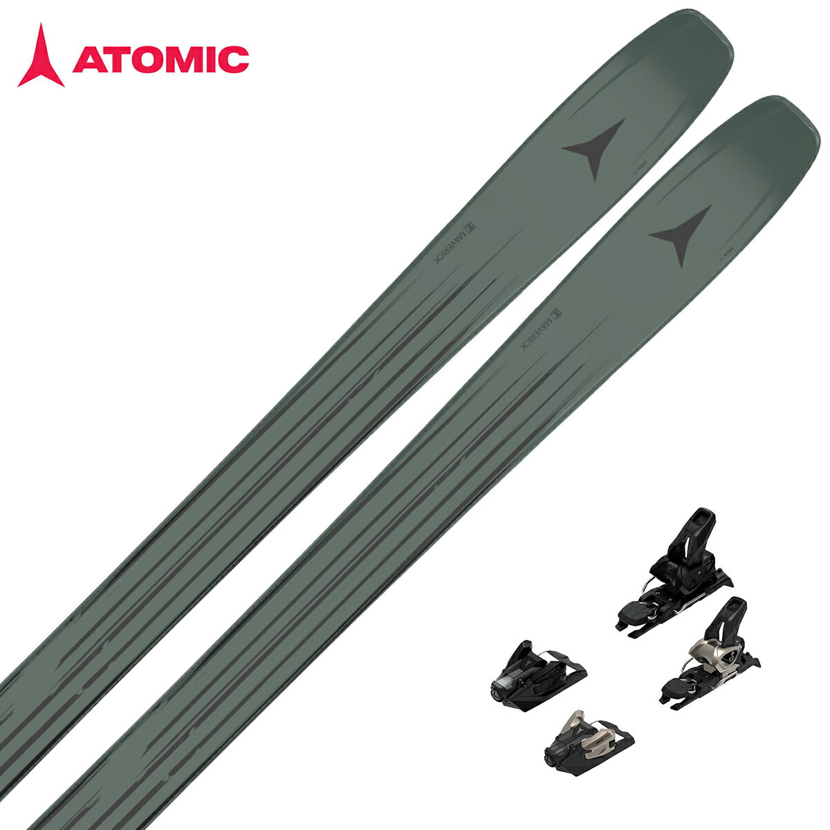ATOMIC アトミック スキー板 メンズ レディース＜2026＞Maverick 96 CTI / [ AA0030682 ] + アトミック STRIVE 12 GW ビンディング セット 取付無料
