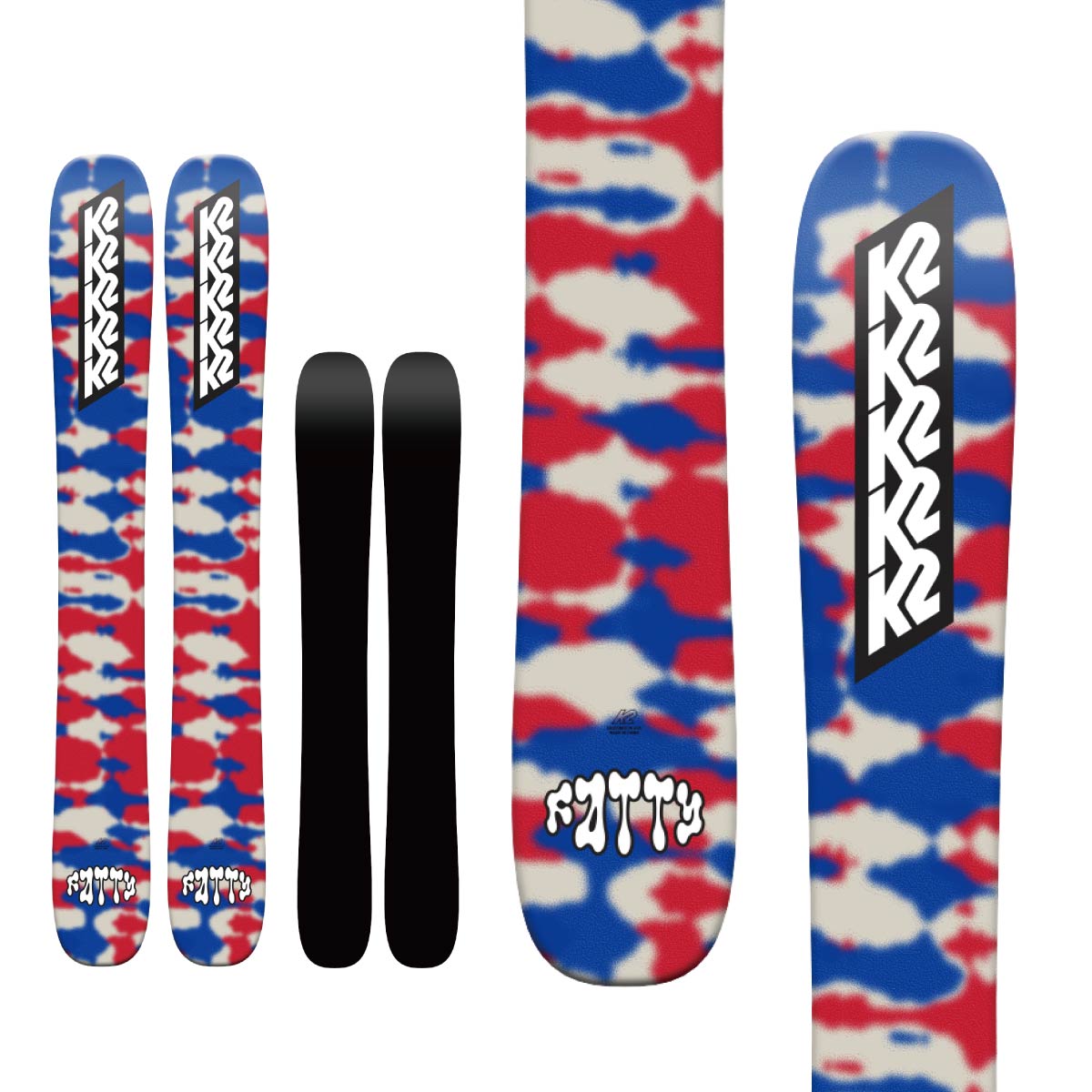 スキー専門店 タナベスポーツのK2 ケーツー スキー板 ショートスキーメンズ レディース 2027 FATTY 88 / [KS240232]｜アングル2