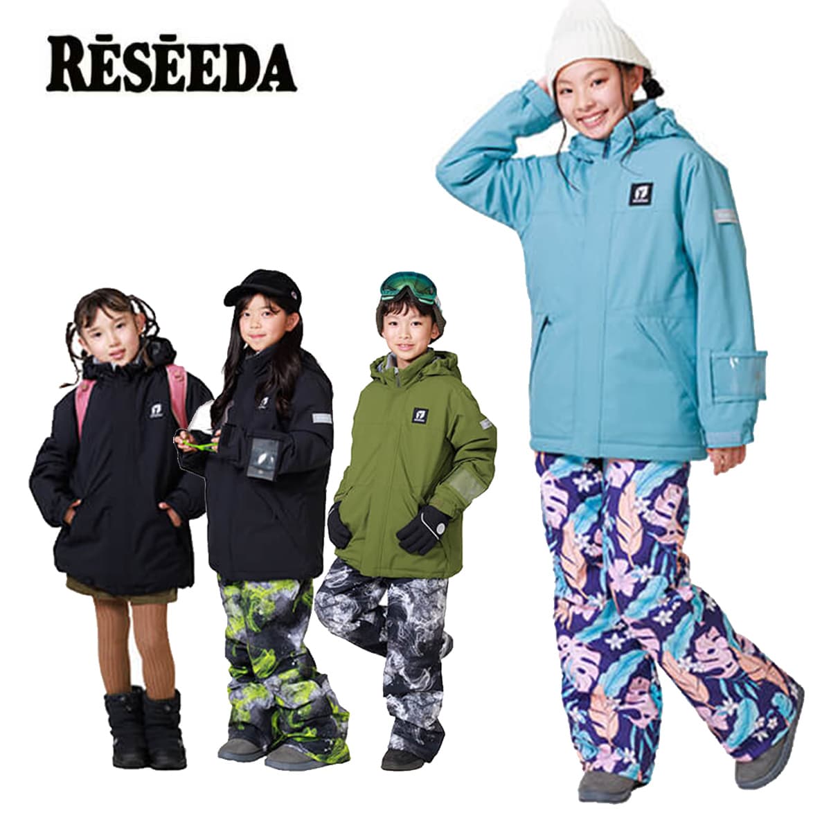 樂天商城 - 【エントリーでP最大10倍！24日20時〜】RESEEDA レセーダ スキーウェア 上下セット キッズ ジュニア＜2026＞RES78005 / JUNIOR SUIT