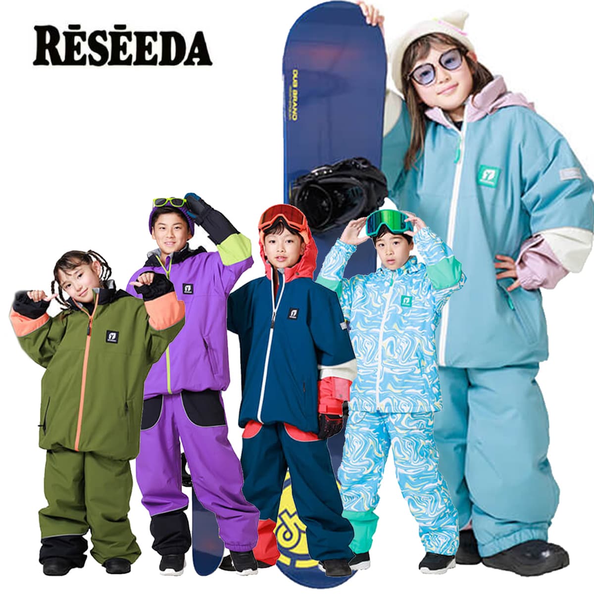メーカー希望小売価格はメーカーカタログに基づいて掲載しています RESEEDA レセーダ スキーウェア 上下セット■RES78200 JUNIOR SUITジュニアスーツオーバーサイズ×反射パイピングはトレンドに敏感なキッズボーダーに特におすすめ♪今っぽくオシャレに着られる一着!!耐水圧：10,000mm【ジャケット】・着脱フード・フードシャーリング・笛引き手・起毛トリコット・袖丈＋着丈調整機能・反射ワッペン・パスケース・お名前タグ・裾ドローコード・ZIPポケット・背裏部分蓄熱裏地【パンツ】・着脱サスペンダー・ウエストアジャスター・ノンシームヒップ・エッジガード・インナースパッツCOLOR・MNT×MNT・PRP×BLK・NVY×RED・OLV×BLK・SAX×P.BEGSIZE130/140/150/160※メーカー企画書の情報で商品登録を行っております。予告なしに商品名と仕様変更される場合がございます。