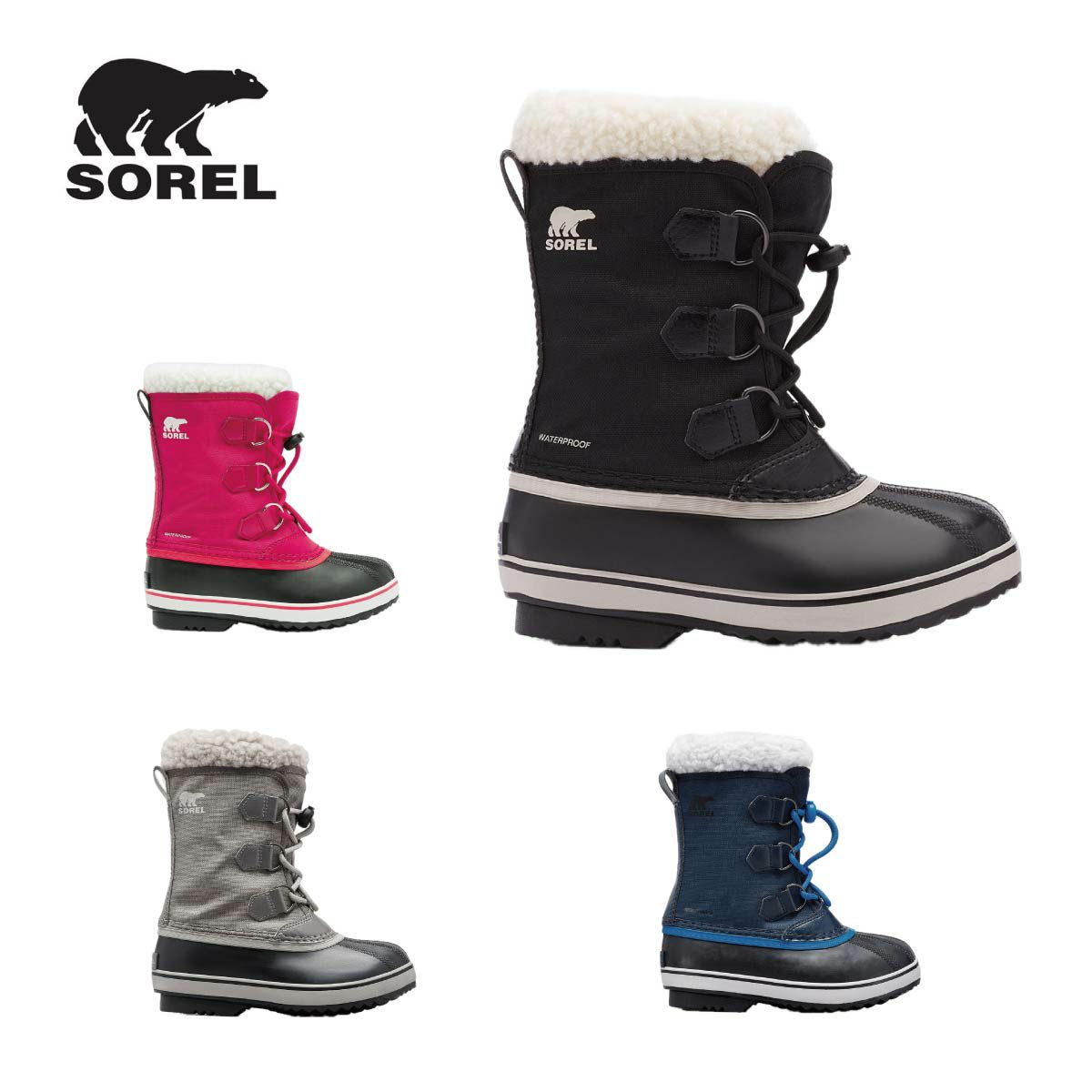 SOREL ソレル スノーシューズ スノーブーツ キッズ ジュニア＜2025＞NY5191 / ユートパックナイロン ウォータープルーフ