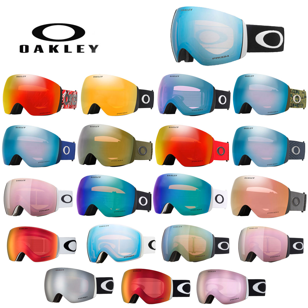 樂天商城 - 【エントリーでP最大10倍！24日20時〜】オークリー OAKLEY メンズ レディース スキーゴーグル＜2026＞FLIGHT DECK L / フライトデッキL OO7050【眼鏡対応】日本正規品
