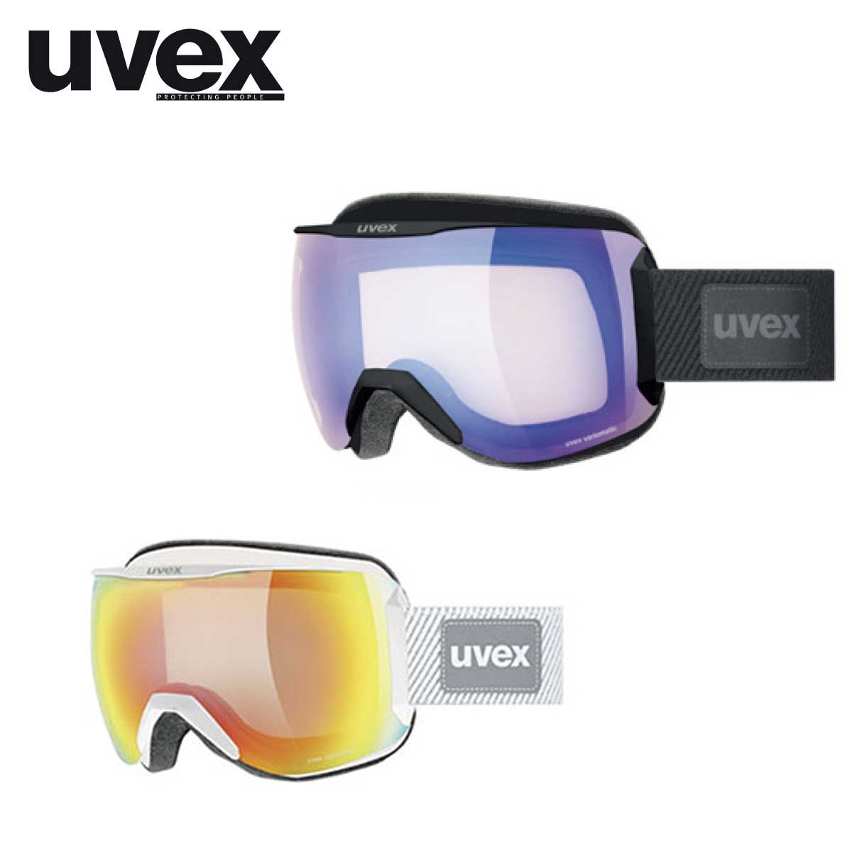 Rakuten - UVEX ウベックス スキーゴーグル メンズ レディース＜2027＞555391 / uvex downhill 2100 V【調光】【眼鏡・メガネ対応ゴーグル】【ASIAN FIT】 日本正規品