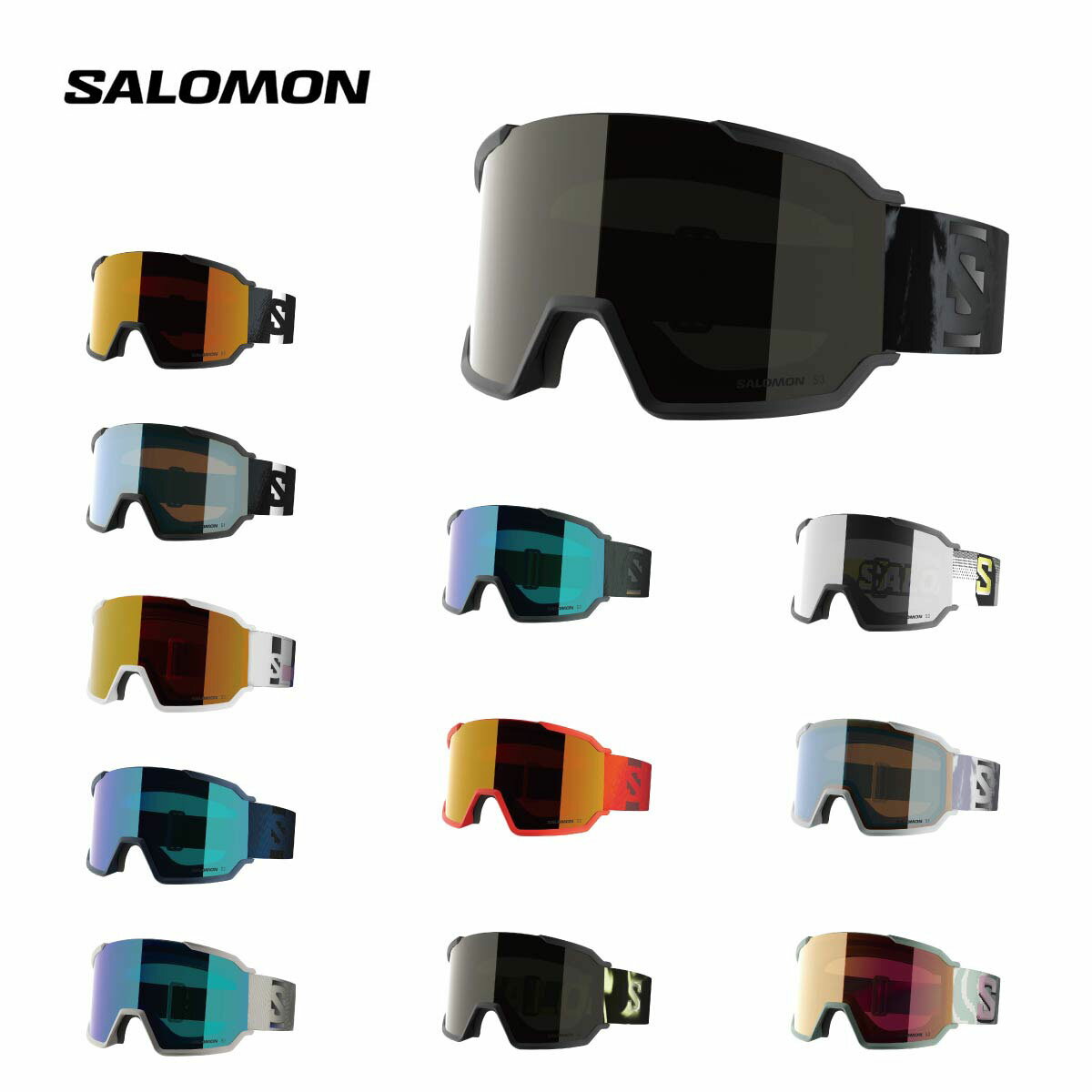 SALOMON サロモン スキーゴーグル メンズ レディース＜2026＞S/VIEW 3 ML / エス/ヴュースリーエムエル【眼鏡 メガネ対応ゴーグル】【ハードケース付】 日本正規品 【調光】