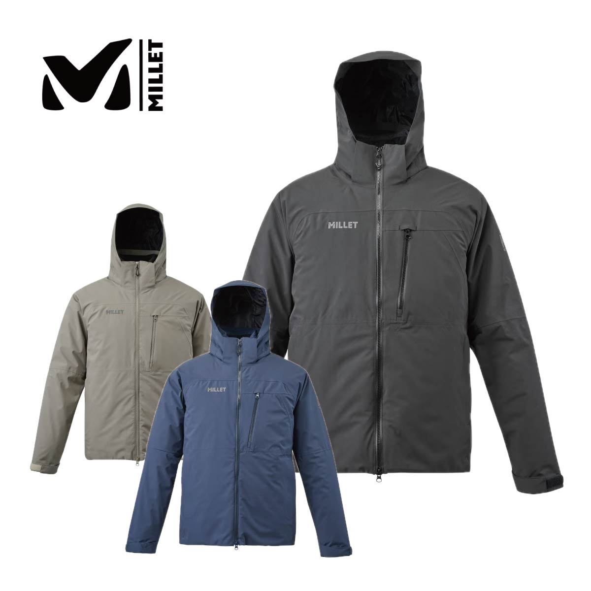 Rakuten - ミレー MILLET スキーウェア ジャケット メンズ ＜2026＞MIV03122 / POBEDA 3 IN 1 JKT M / ポベダ 3in1 ジャケット メンズ [3way]